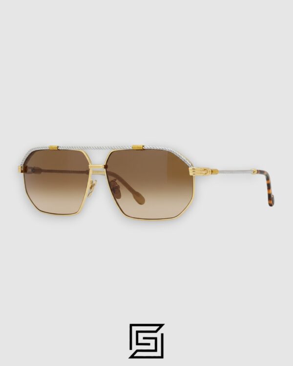 FRED FG40025 Half Gold Frame With Honey Lenses