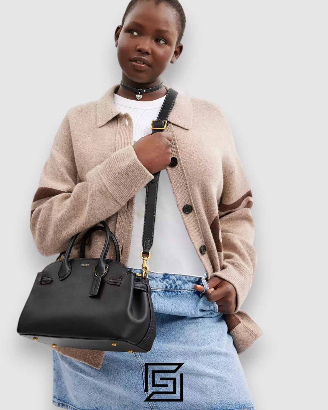 ⁦Coach Empire Carryall Bag 26 Leather – CU066⁩ - الصورة ⁦7⁩