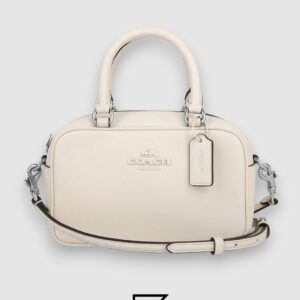 ⁦Coach Satchel Crossbody White CT776⁩ - الصورة ⁦1⁩