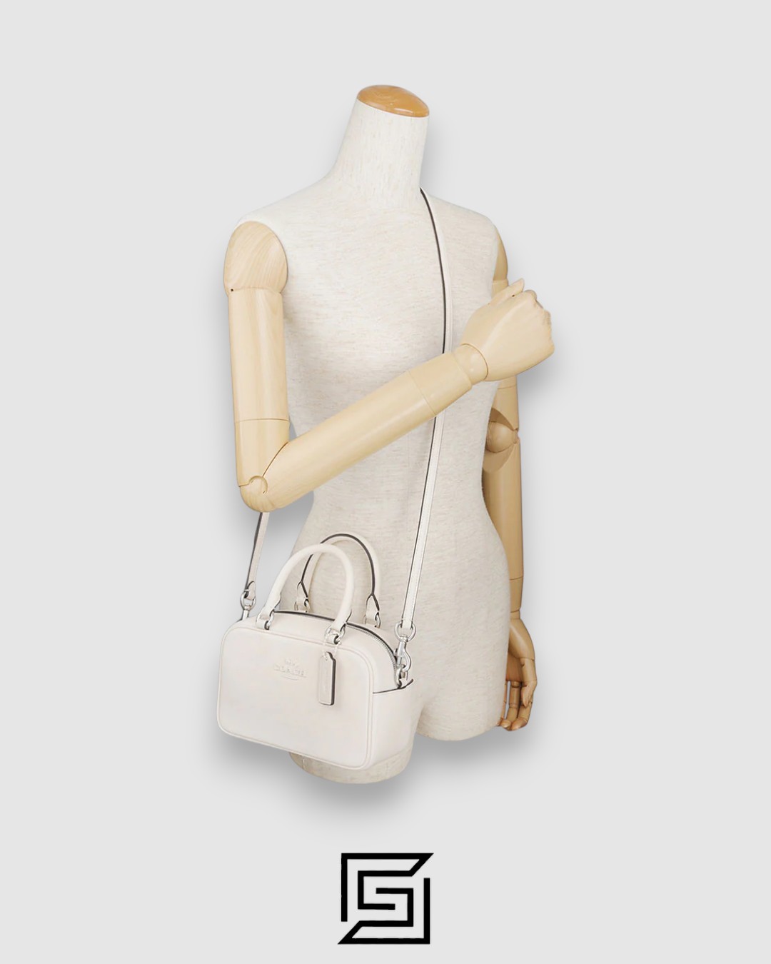 ⁦Coach Satchel Crossbody White CT776⁩ - الصورة ⁦8⁩