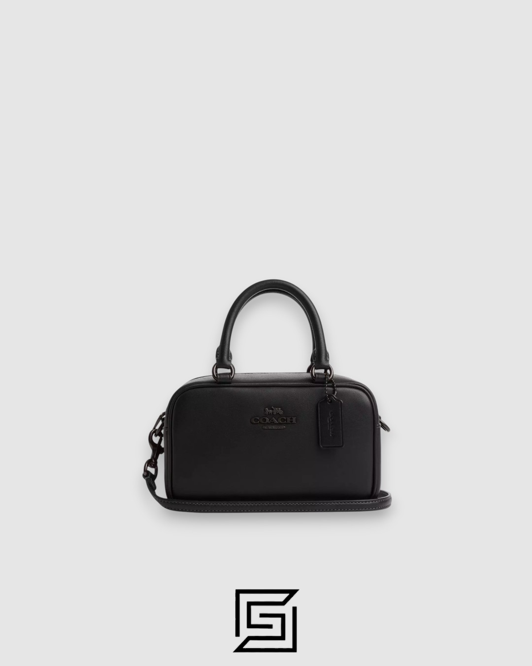 ⁦Coach Satchel Crossbody Black CT776⁩ - الصورة ⁦1⁩