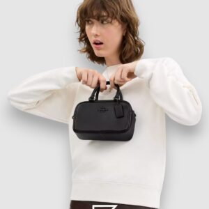 ⁦Coach Satchel Crossbody Black CT776⁩ - الصورة ⁦8⁩
