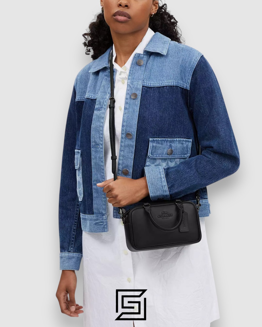 ⁦Coach Satchel Crossbody Black CT776⁩ - الصورة ⁦7⁩