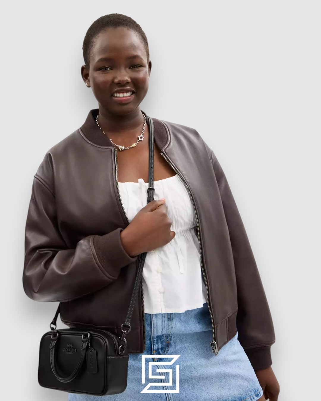 ⁦Coach Satchel Crossbody Black CT776⁩ - الصورة ⁦6⁩