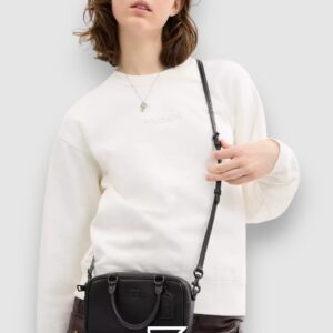 ⁦Coach Satchel Crossbody Black CT776⁩ - الصورة ⁦5⁩