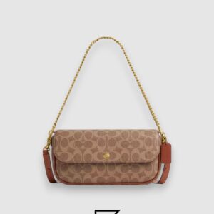 ⁦Brook Flap Chain Bag In Signature Canvas CAN91⁩ - الصورة ⁦1⁩