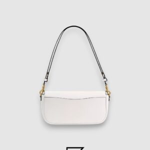 ⁦Coach Brook Flap Chain Bag White Style CAN90⁩ - الصورة ⁦2⁩