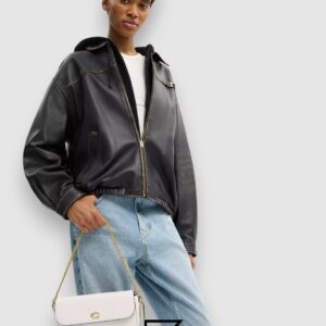 ⁦Coach Brook Flap Chain Bag White Style CAN90⁩ - الصورة ⁦10⁩