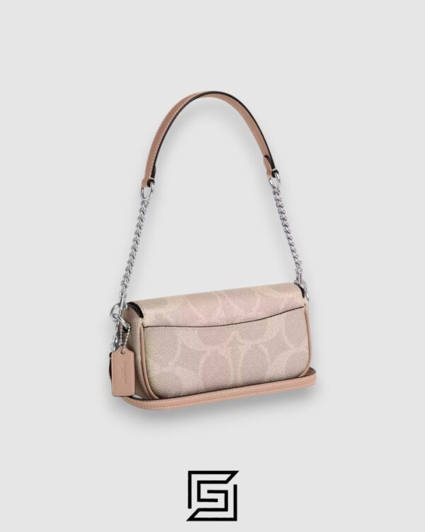 Coach Hailey Flap Bag In Signature Canvas Beige Style Number CAN70