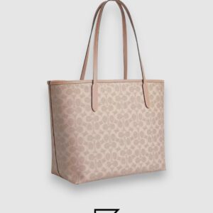 Coach City Tote Bag In Signature Canvas Style Number CV976-1 CCQ28 - Image 2