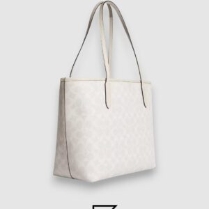 Coach City Tote Bag In Signature Canvas White Style Number 5696 - Image 2