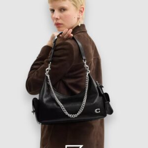 Coach Pocket Juliet Bag 30 Black Style Number CAM20 - Image 5