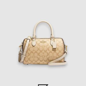 Coach Rowan Satchel Bag In Blocked Signature Canvas Style Number CH486 - Image 1
