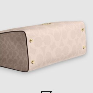 Coach Maggie Tote Bag In Blocked Signature Canvas Style Number CY677 - Image 4
