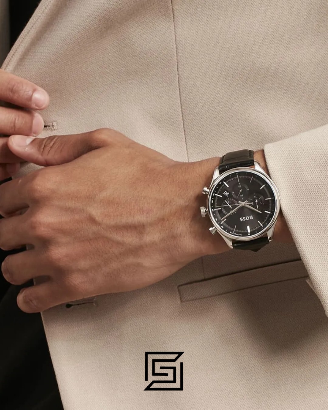 ⁦Hugo Boss Men's Watch 1514049⁩ - الصورة ⁦5⁩