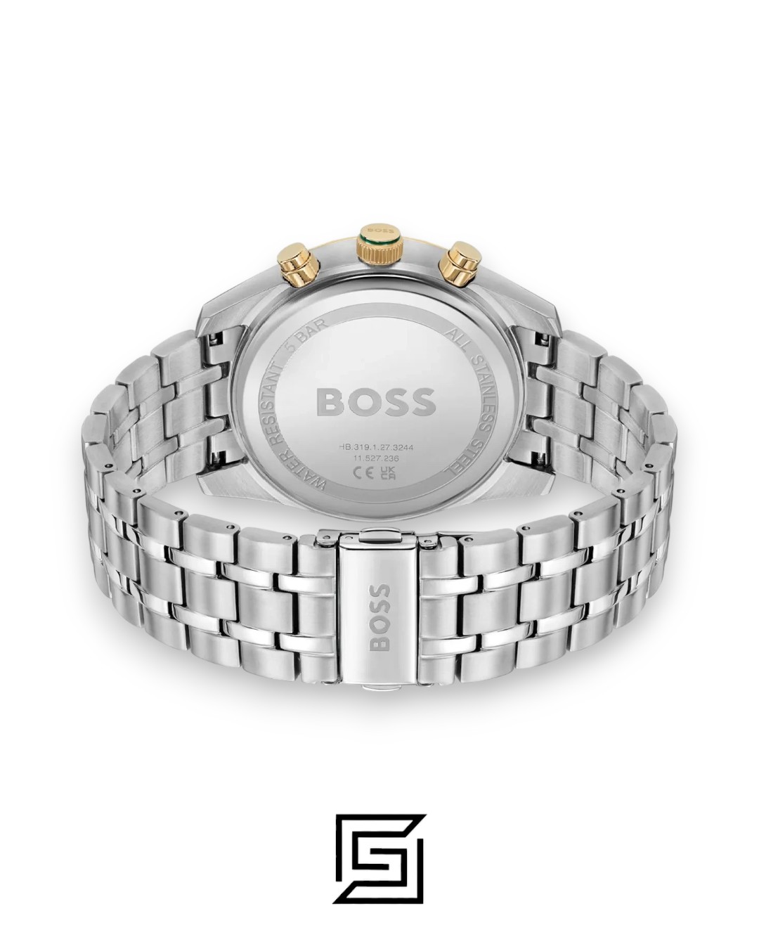 ⁦Hugo Boss Mens Gregor Gold And Steel Watch 1514195⁩ - الصورة ⁦3⁩
