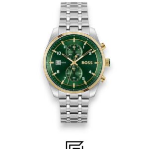 ⁦Hugo Boss Mens Gregor Gold And Steel Watch 1514195⁩ - الصورة ⁦1⁩