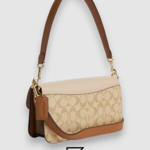 Coach Morgan Shoulder Bag in Blocked Signature Canvas and Refined Calf Leather – CR332-1 - Image 2