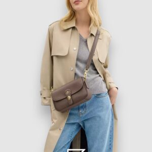 Coach Hadley Shoulder Bag in Refined Pebble Leather Brown – CY683 - Image 6