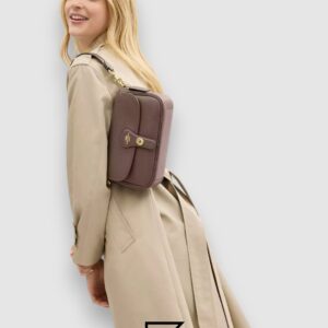 Coach Hadley Shoulder Bag in Refined Pebble Leather Brown – CY683 - Image 5