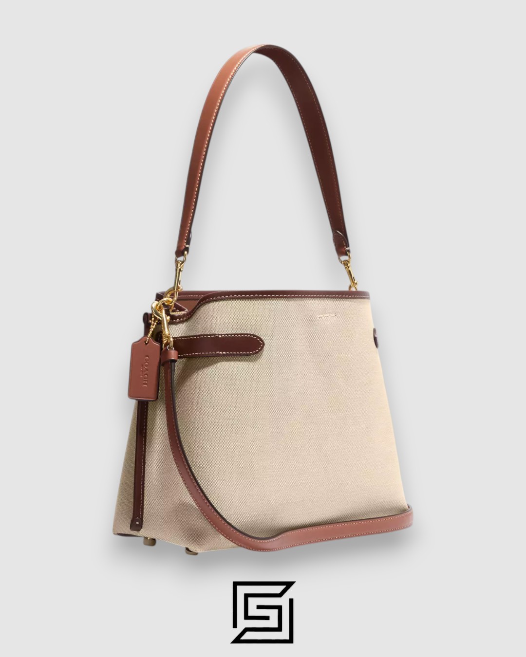 Hanna Shoulder Bag With Coach Style No. CH190 Big Size - Image 2