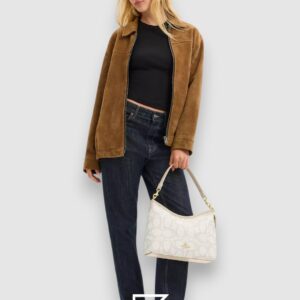 Coach Laurel Shoulder Bag In Sketch Signature Canvas Silver Style Number CBH87 - Image 5