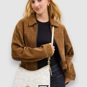 Coach Laurel Shoulder Bag In Sketch Signature Canvas Silver Style Number CBH87 - Image 3