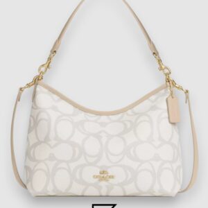 Coach Laurel Shoulder Bag In Sketch Signature Canvas Silver Style Number CBH87 - Image 1