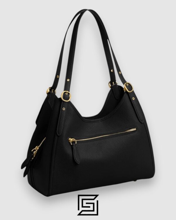 Coach Restored Bella Shoulder Black Bag C4824