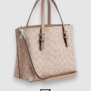 Mollie Tote Bag In Signature Canvas Bige Hand 1665 - Image 2