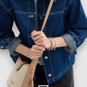 ⁦Coach Hadley Mini Crossbody Bag With Signature Canvas CAM80⁩ - الصورة ⁦4⁩