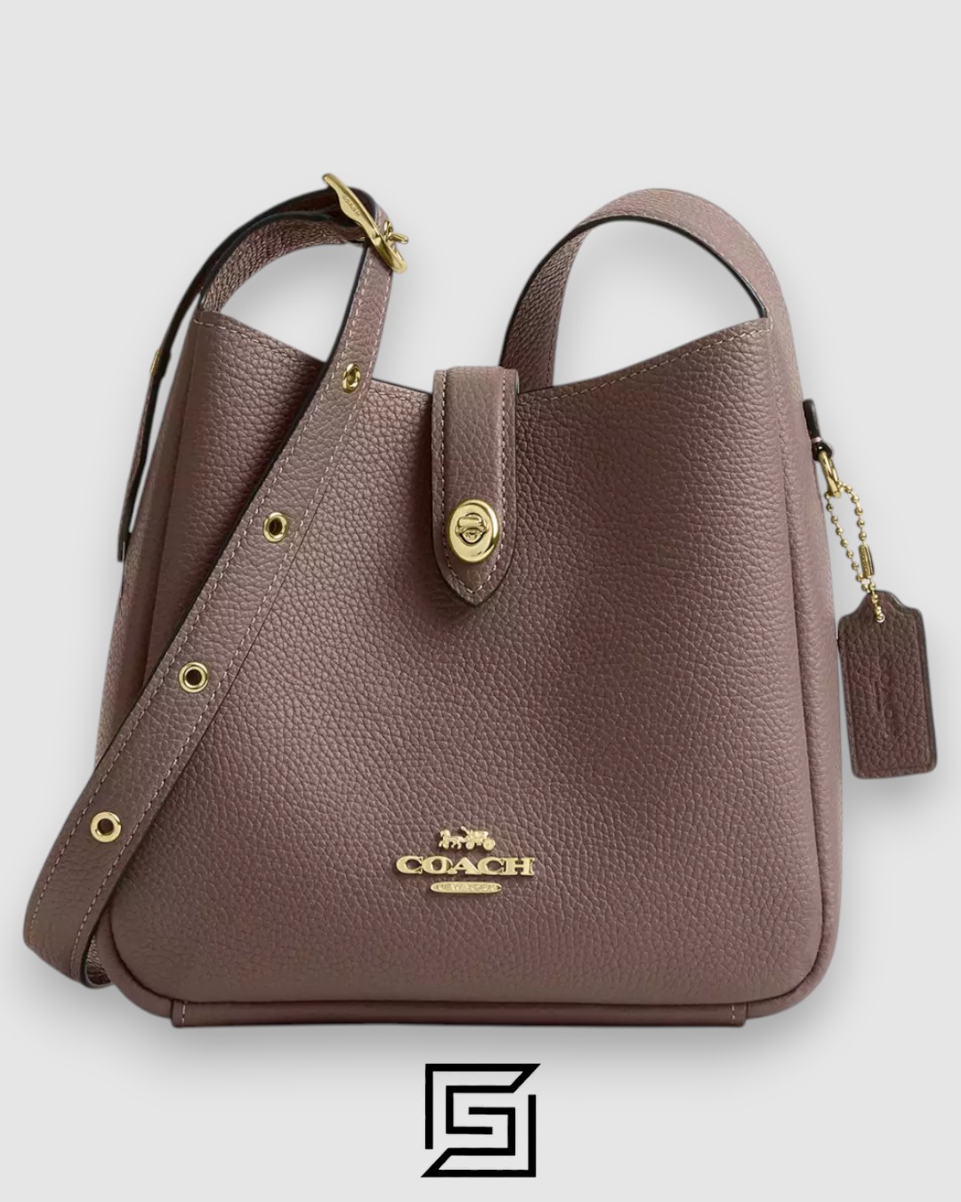 ⁦Coach Hadley Mini Crossbody Bag Brown CAL60⁩ - الصورة ⁦1⁩