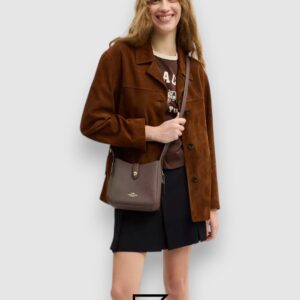 ⁦Coach Hadley Mini Crossbody Bag Brown CAL60⁩ - الصورة ⁦3⁩