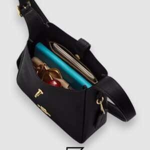⁦Coach Hadley Mini Crossbody Bag Black CAL60⁩ - الصورة ⁦4⁩