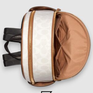Coach Court Backpack Signature Chalk Glacierwhite C5671 - Image 2