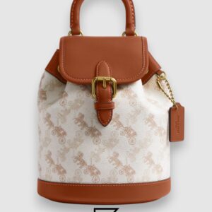 COACH HARPER BACKPACK WITH HORSE AND CARRIAGE PRINT CAM31 - Image 1