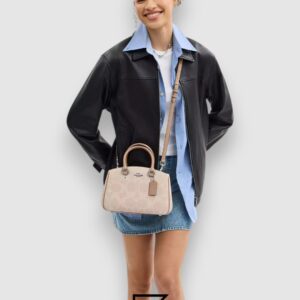 COACH Savannah Small Carryall Bag In Signature Canvas CAL53 - Image 4