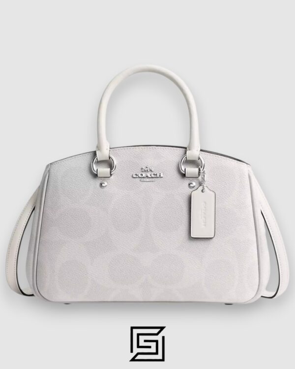 COACH Savannah Small Carryall Bag In Signature Canvas White CAL53