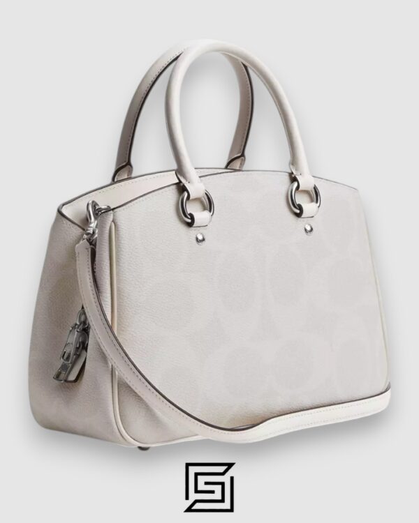 COACH Savannah Small Carryall Bag In Signature Canvas White CAL53