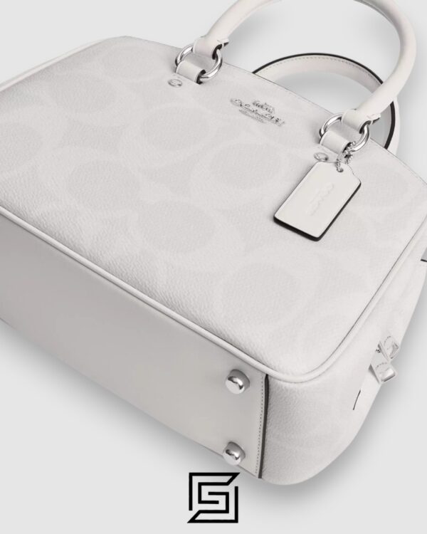 COACH Savannah Small Carryall Bag In Signature Canvas White CAL53