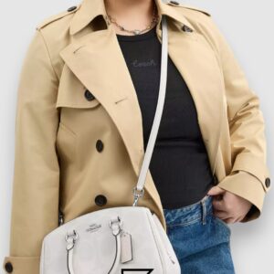 COACH Savannah Small Carryall Bag In Signature Canvas White CAL53 - Image 6