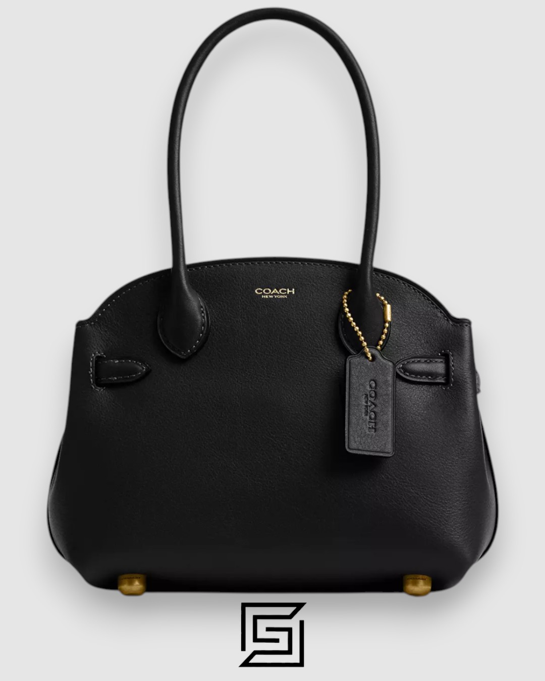 ⁦COACH Soft Empire Carryall Bag Black 21 CCY99⁩ - الصورة ⁦1⁩