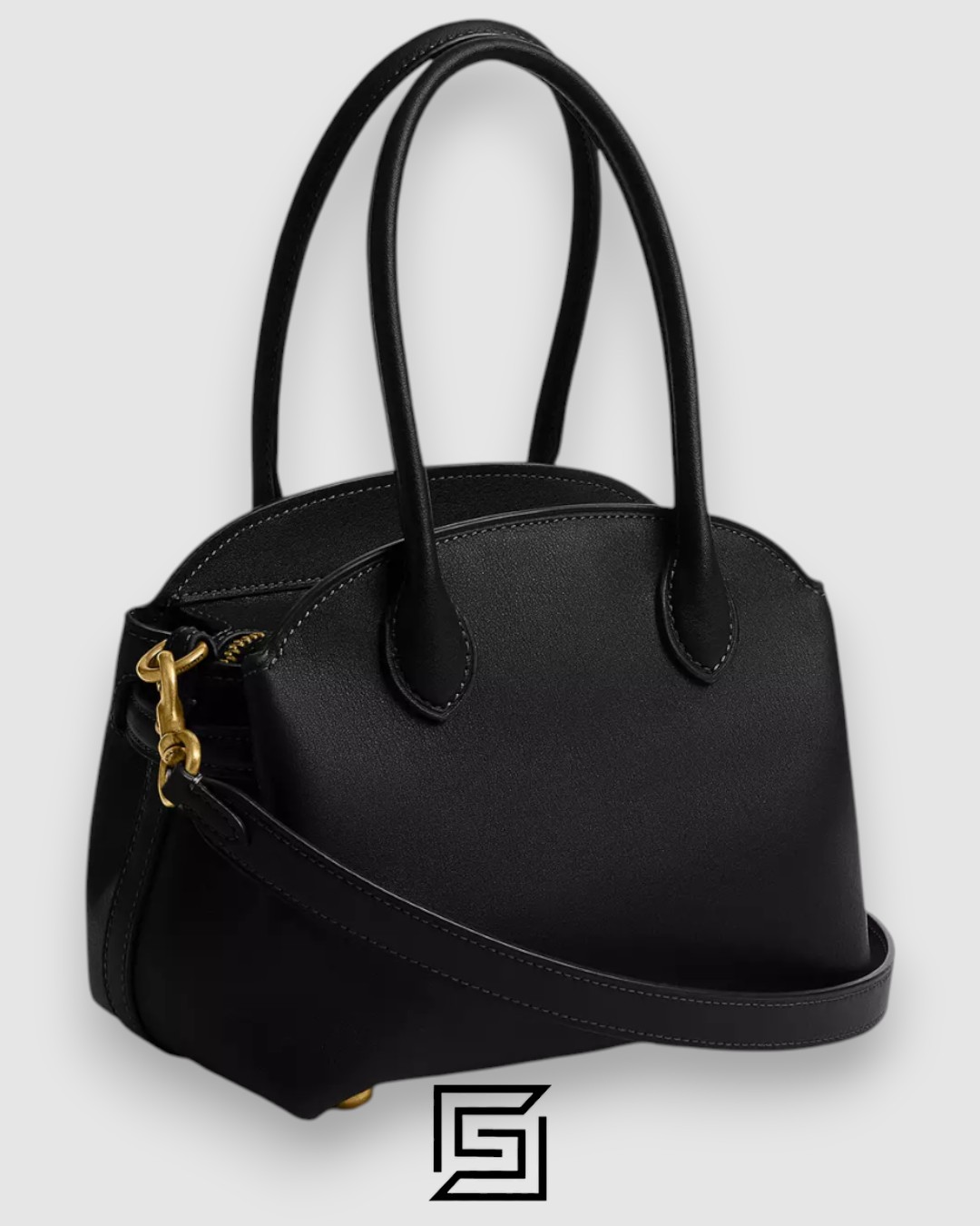 ⁦COACH Soft Empire Carryall Bag Black 21 CCY99⁩ - الصورة ⁦3⁩
