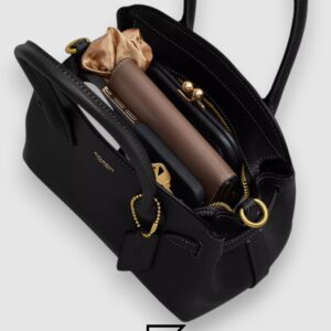 ⁦COACH Soft Empire Carryall Bag Black 21 CCY99⁩ - الصورة ⁦5⁩
