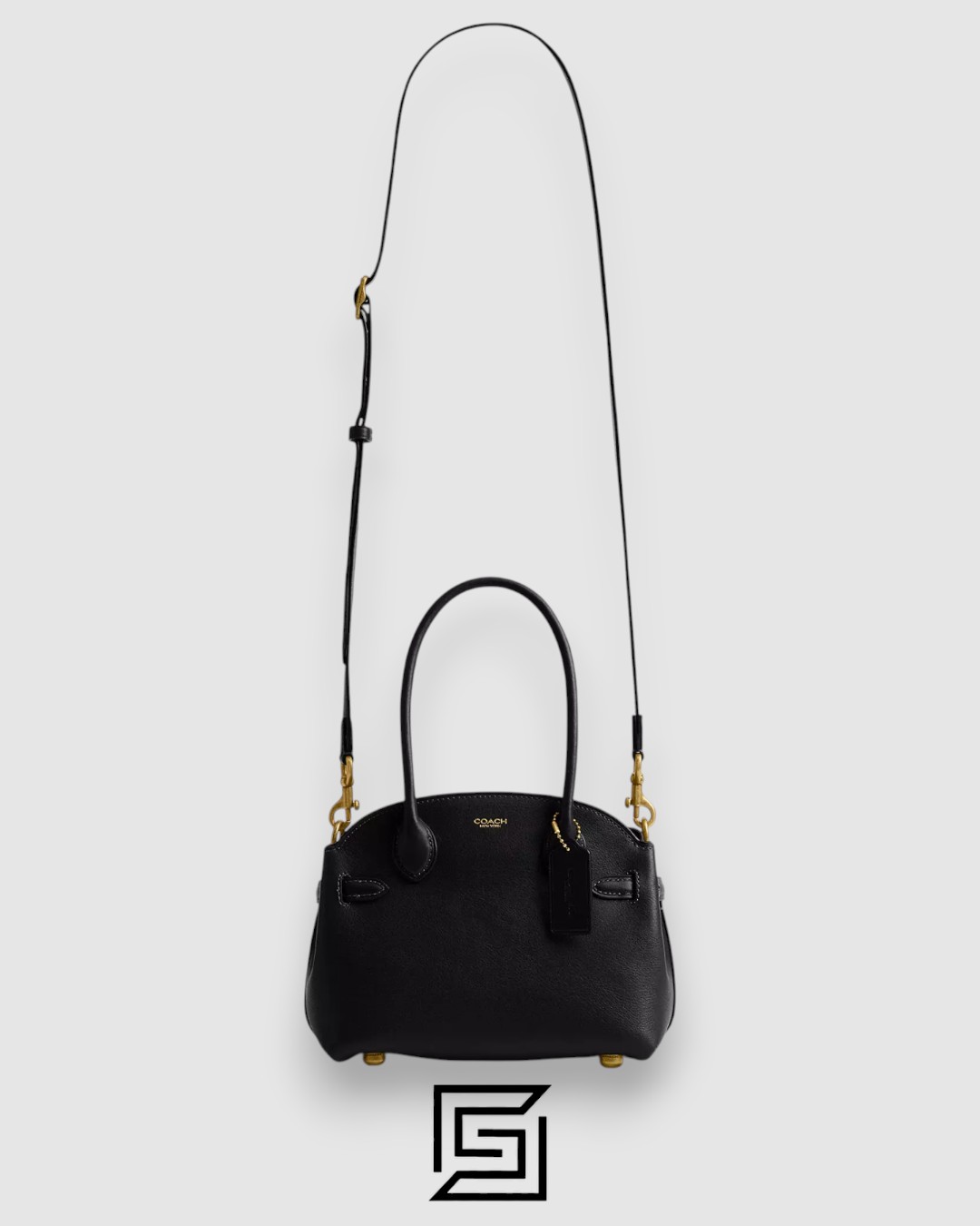 ⁦COACH Soft Empire Carryall Bag Black 21 CCY99⁩ - الصورة ⁦6⁩