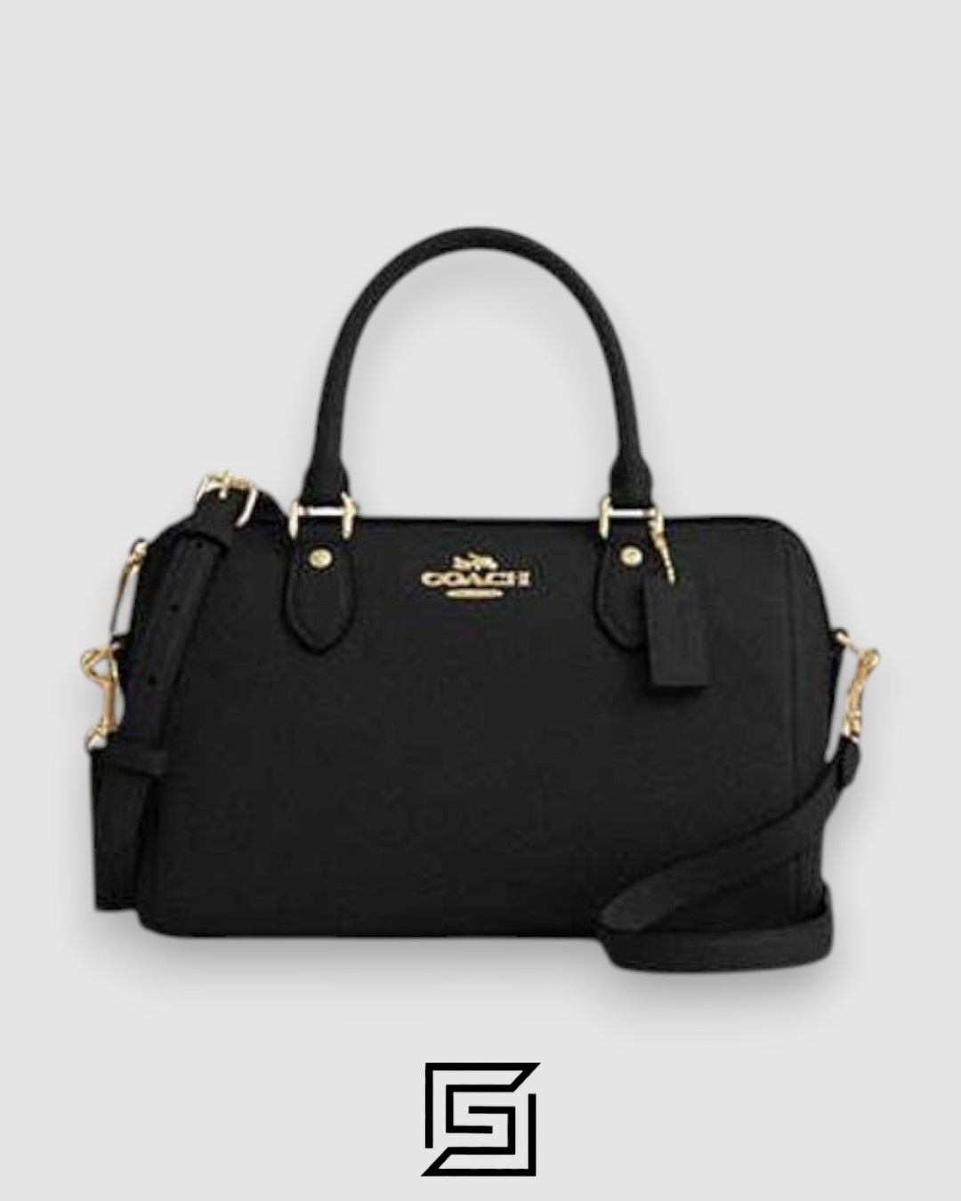 ⁦COACH Mini Bennett Satchel Black F32203⁩ - الصورة ⁦1⁩