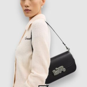 ⁦Coach Harper Shoulder Bag Black Style Number CE65⁩ - الصورة ⁦6⁩