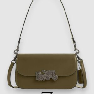 Coach Harper Shoulder Bag Olive Style Number CE65 - Image 1