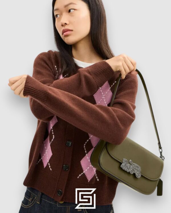 Coach Harper Shoulder Bag Olive Style Number CE65