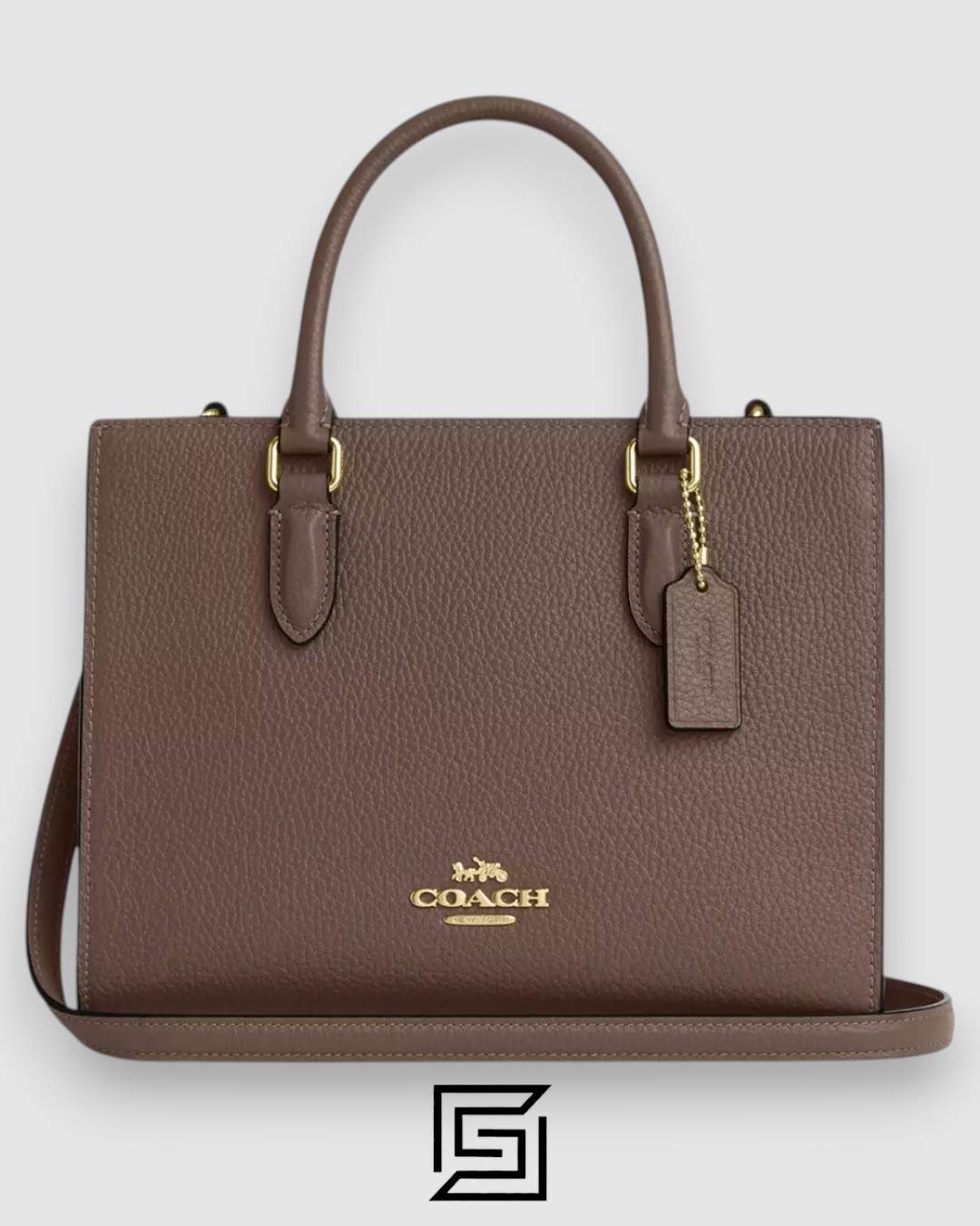 Coach Maggie Small Tote Bag CY668 Brown - Image 1